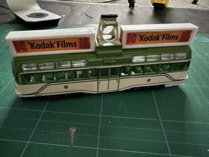 3D Printed Blackpool Tram Advert Boxes For Brush and OMO Trams