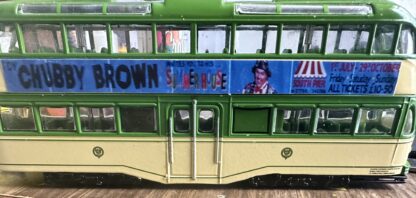 Blackpool Balloon Tram Advert for Roy Chubby Brown - High-Quality Stickers