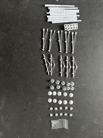 oo3dmodels Version 2 Pylons Kit 1/76 scale in white PLA - Image 2