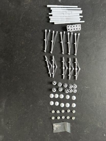 oo3dmodels Version 2 Pylons Kit 1/76 scale in white PLA - Image 3
