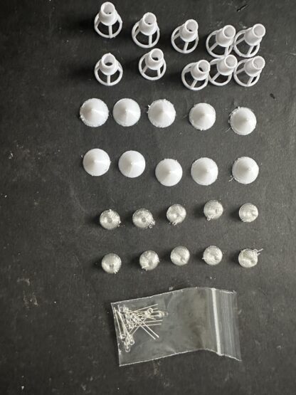 oo3dmodels Version 2 Pylons Kit 1/76 scale in white PLA - Image 6