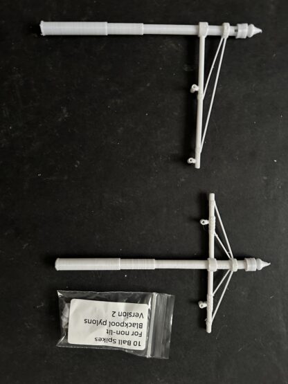 oo3dmodels Version 2 Pylons Kit 1/76 scale in white PLA - Image 15