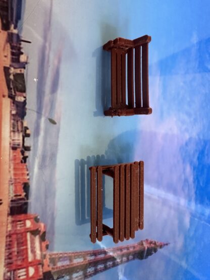 oo3DModels 1/76 Scale Benches (kit) Pack of 5