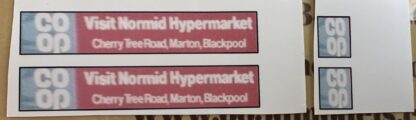 1/76 Scale Code 3 Blackpool Tram Advert Box Stickers For Our OMO/Brush Advert Boxes - Image 4