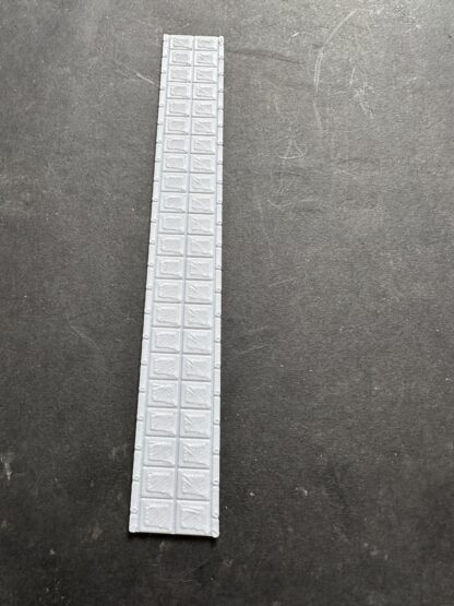 oo3DModels - 3D Printed Pathing in White PLA (1/76 Scale)