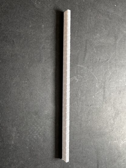 oo3DModels - 3D Printed "inverted V" Top Walling in White PLA (1/76 Scale)