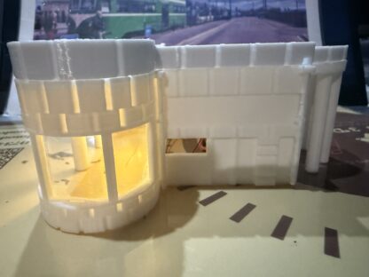 **Blackpool Little Bispham Tram Stop** 1/76 Scale 3D printed in White PLA - Image 3
