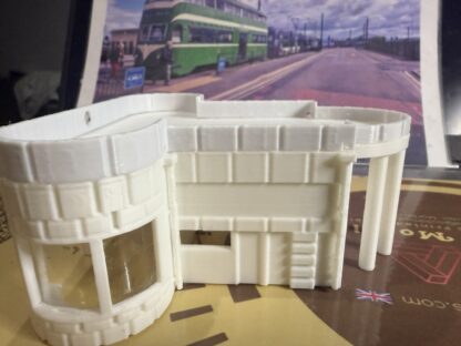 **Blackpool Little Bispham Tram Stop** 1/76 Scale 3D printed in White PLA - Image 4