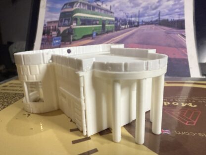 **Blackpool Little Bispham Tram Stop** 1/76 Scale 3D printed in White PLA - Image 5