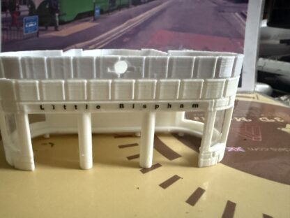**Blackpool Little Bispham Tram Stop** 1/76 Scale 3D printed in White PLA
