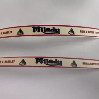 1:76 blackpool tram advert self-adhesive sticker, Waller & Hartley Milady Toffee